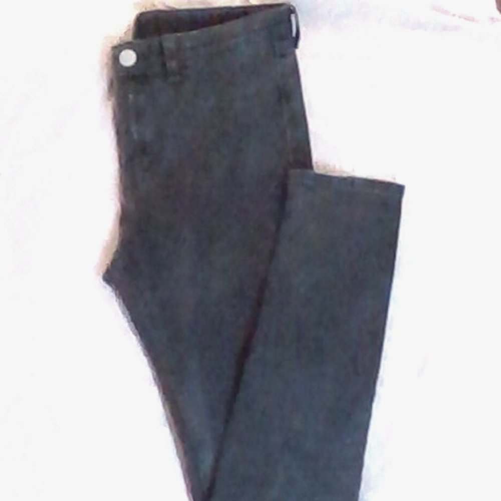 Skinny Fit/Mid Waist Grey Jeans